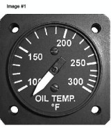 WESTON Aircraft Engine Oil Temperature Indicator P/N 520577    29a 