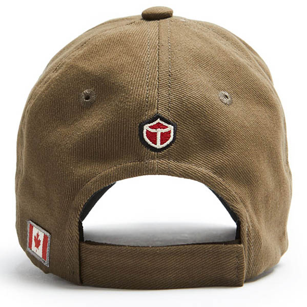 Red Canoe Ontario Flag Cap Khaki Aircraft Spruce Canada